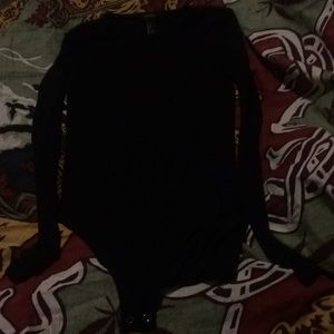 Long sleeved black onesie